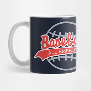 Baseball All American Banner Mug